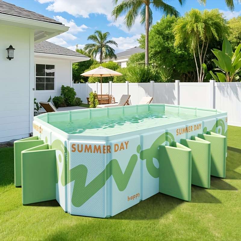 Swimming Pool Model 219.98*135*50Cm Senoxy Green 002  10 Ocean Balls