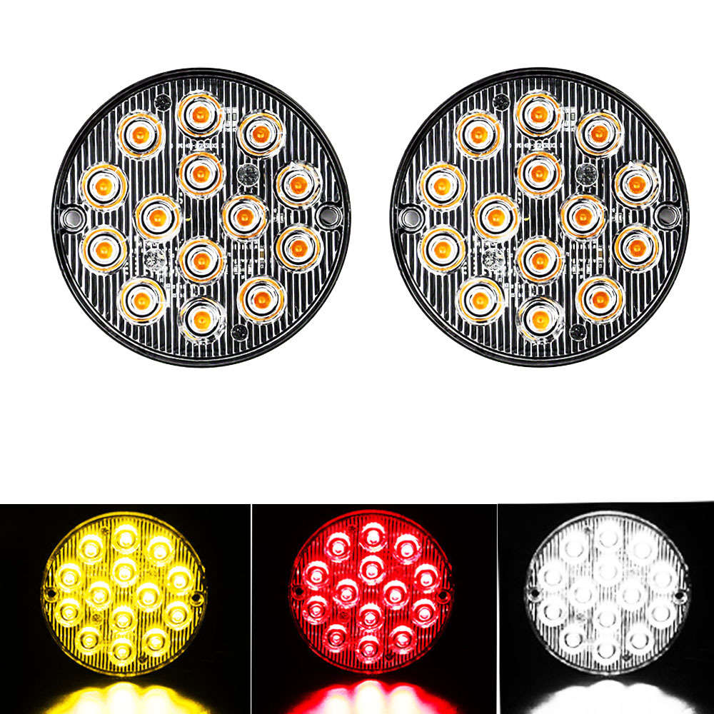 Car Lights Color Red2Pcs