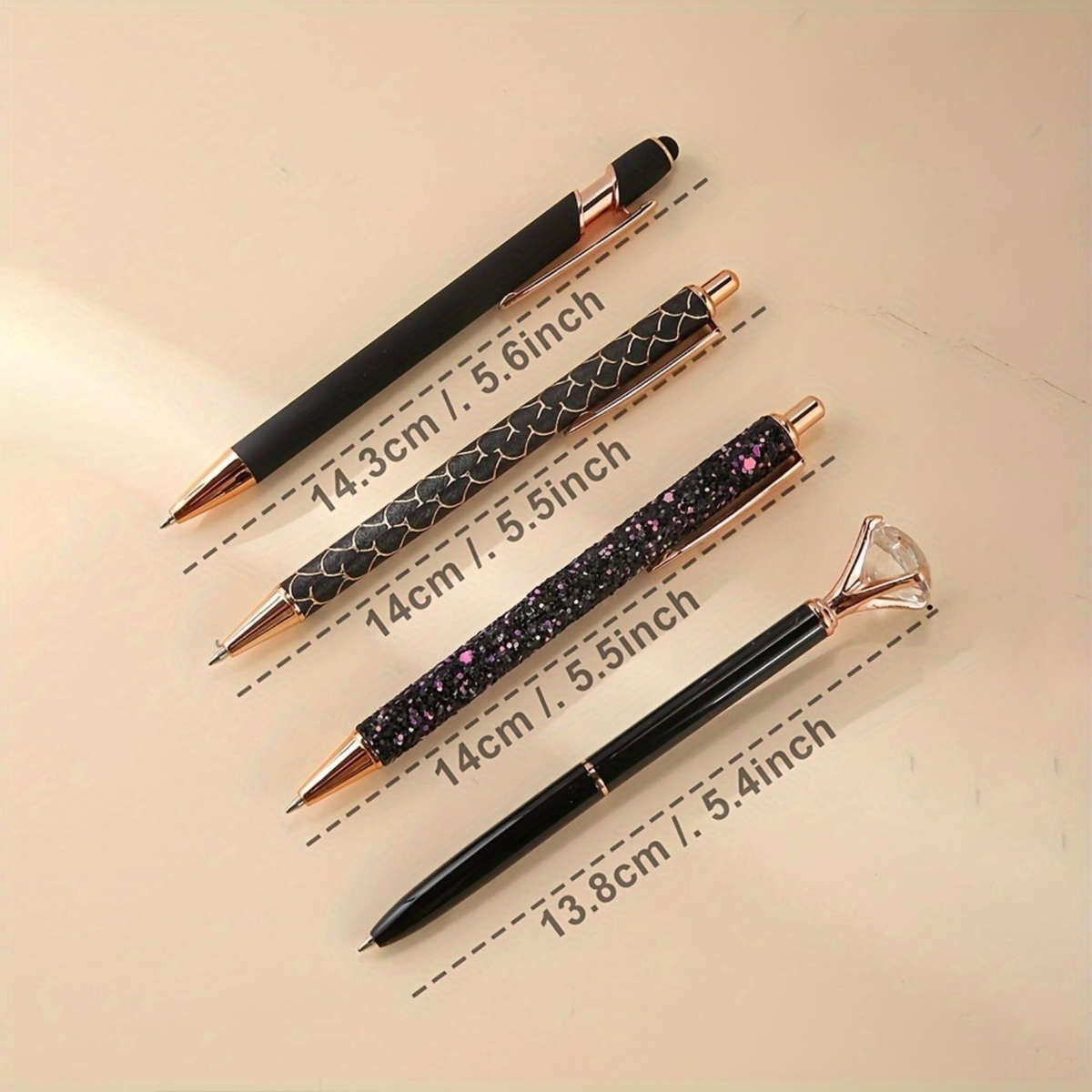 Pen color Black Quantity4pcs