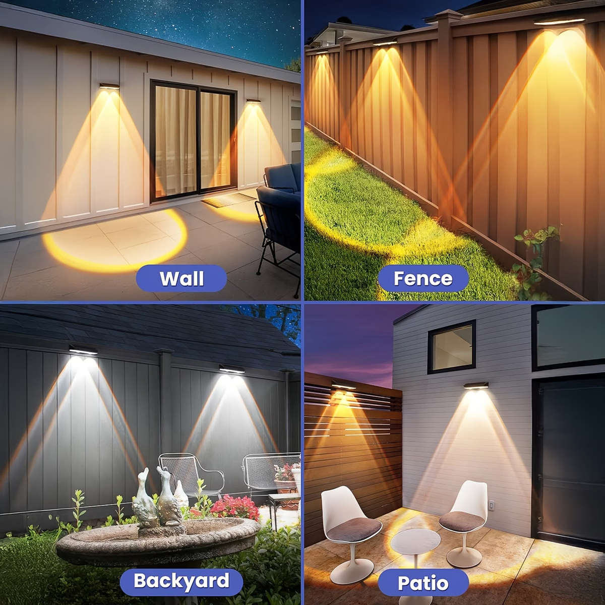 Solar Emergency Lights Model 4Pack3 Modes