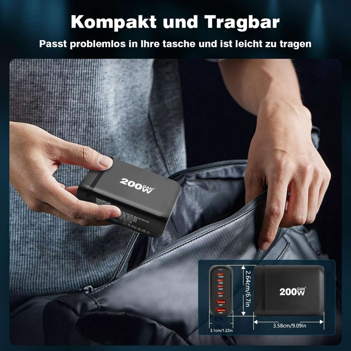 Charger Color Black
