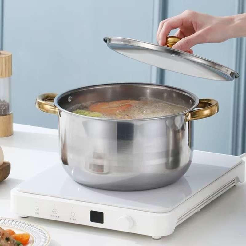 5-Piece Silver Cookware Set