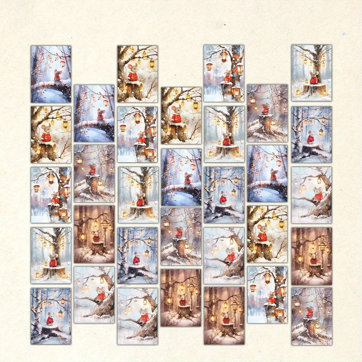 Greeting Cards Quantity 16Pcs
