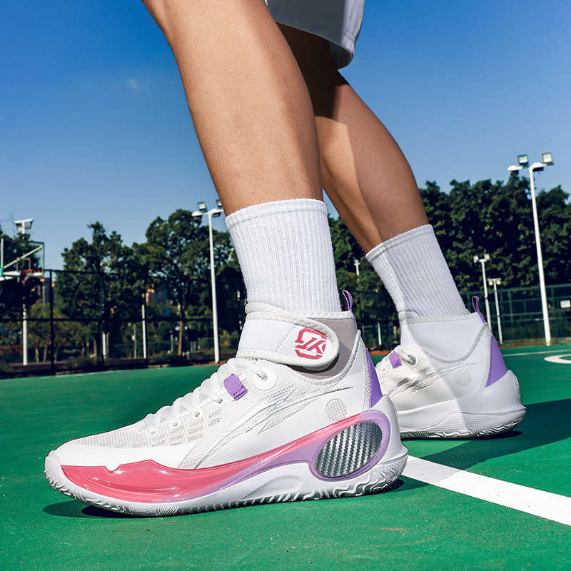 Sneakers White Purple Size Uk 7