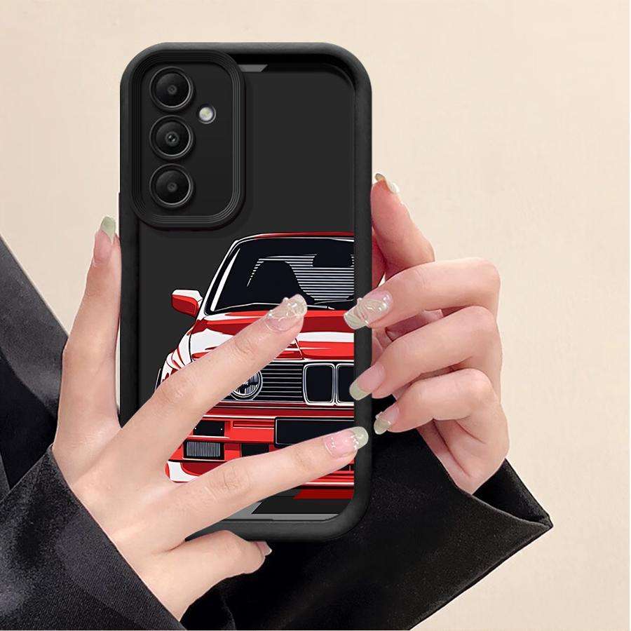 Phone Case Black Compatible Model Galaxy A7 2018