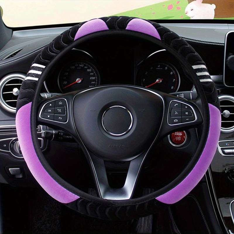 Car Steering Wheel Cover Purple