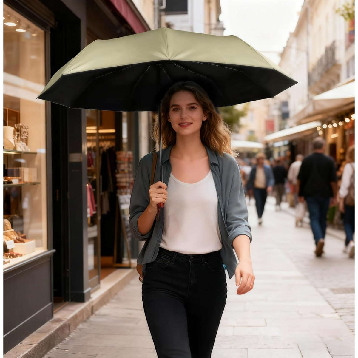 Umbrella Color Dunstblau