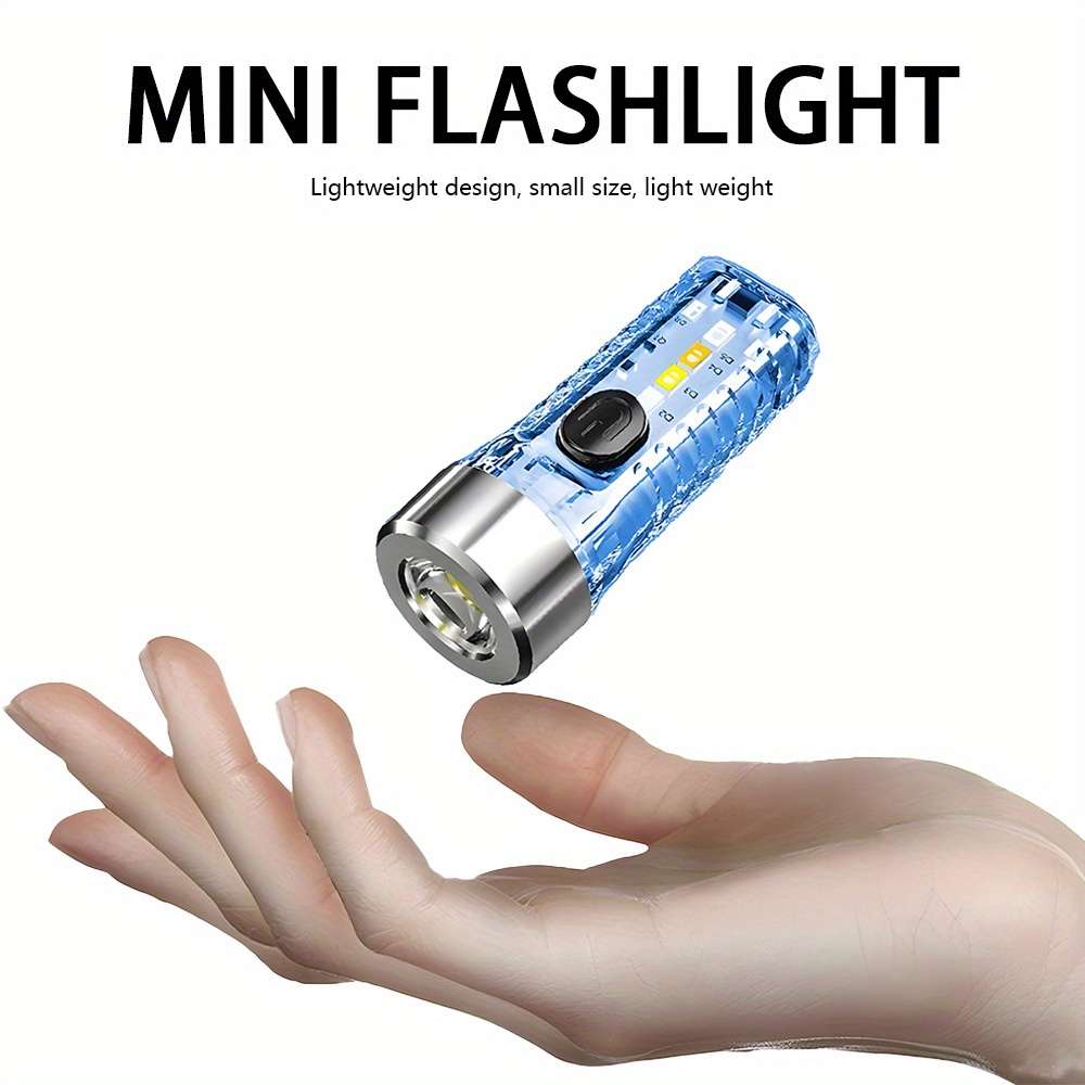 Premium 1Pc Macrocosm Mini Keychain Light Usb Rechargeable Professional