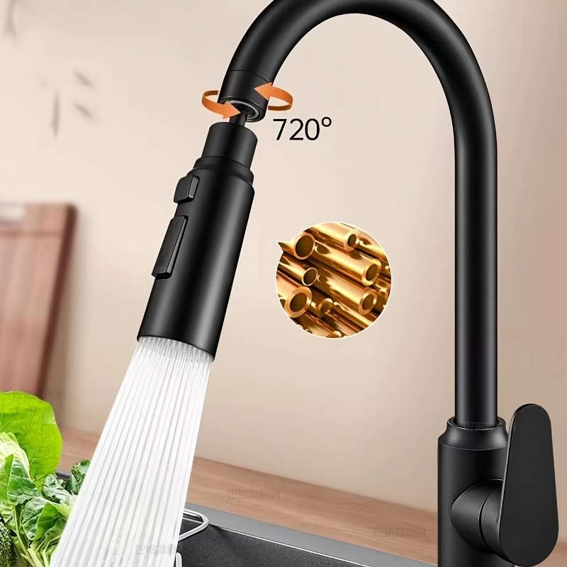 Black Kitchen Faucet