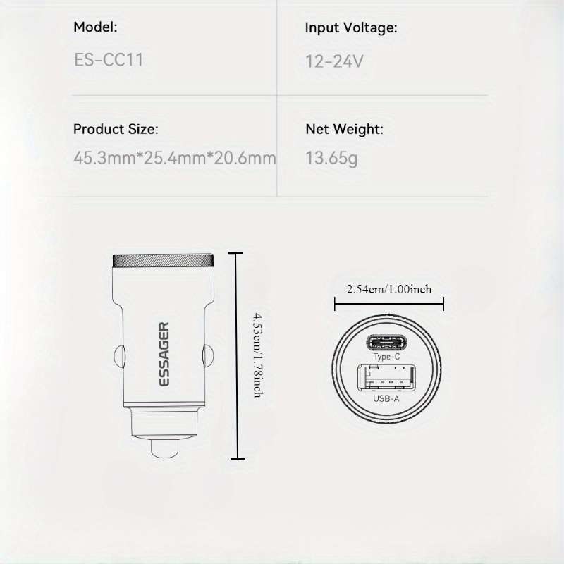 Charger Color 54W Gray A To C