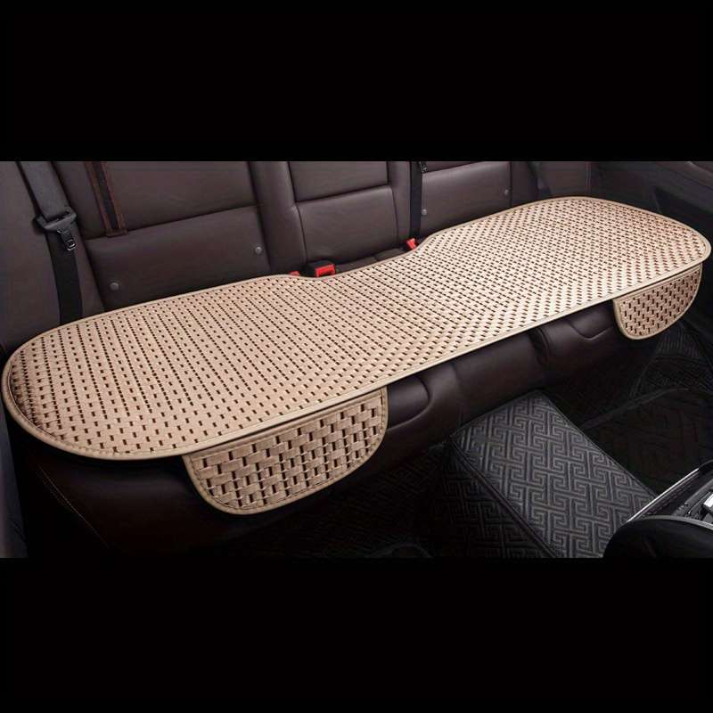 Car Seat Cushion Silver Square Pad 2Pcs