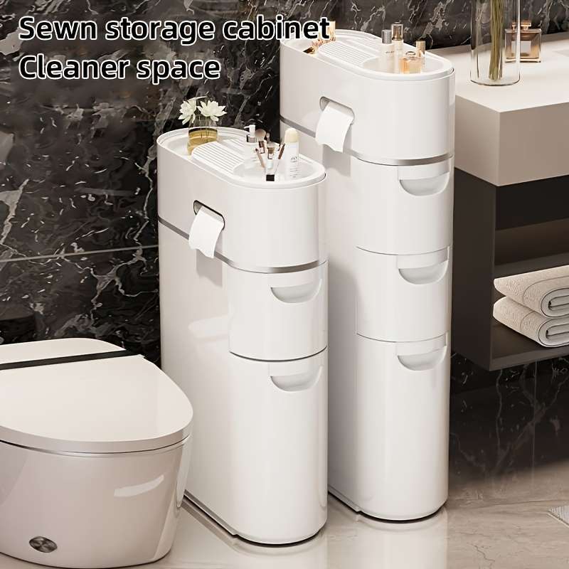 Bathroom Storage Rack Model 5 Layers  2 Teddy Bear Towels