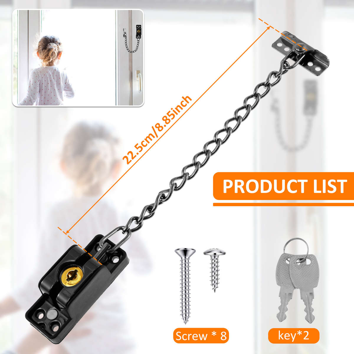 Lock Color Black