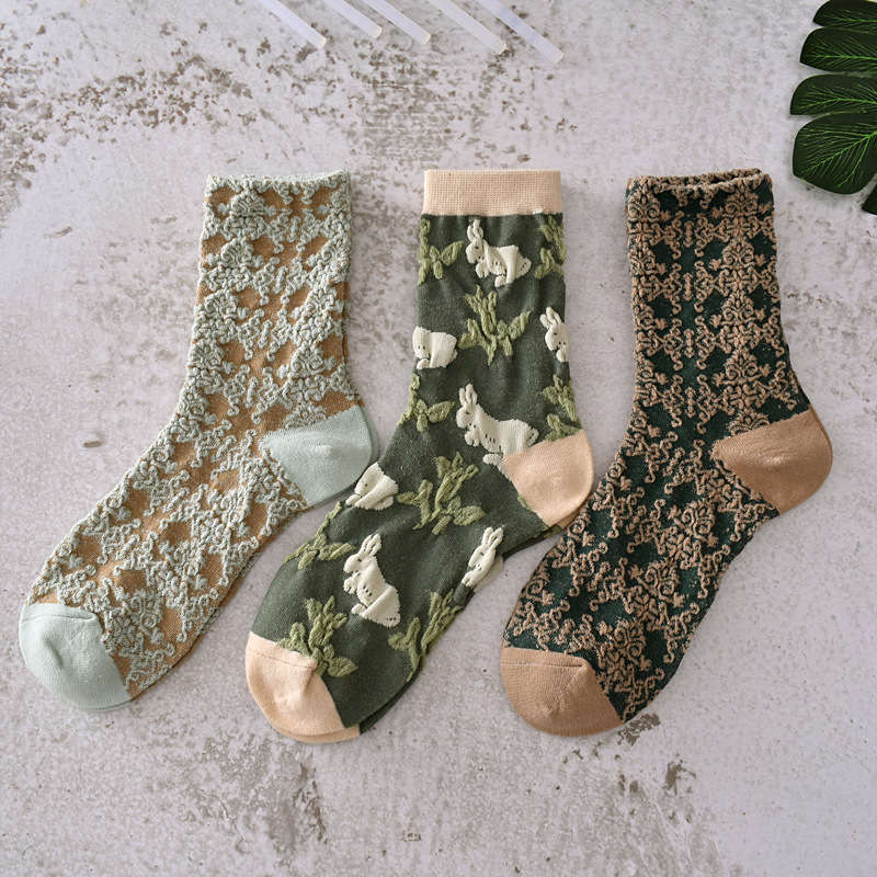 Women S Socks Color 5 Pairs Of Combo Sets Size Asian Onesize