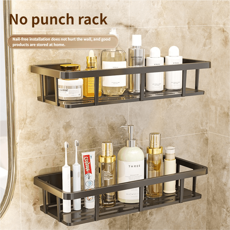 Bathroom Storage Rack Color Black Upgrade Quantity2Pcs