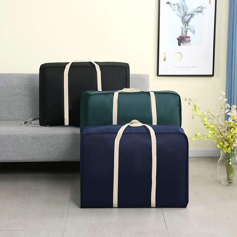 2Pcs Thick Hand Held Organizer Tote Tote Black Size L 2 Pcs