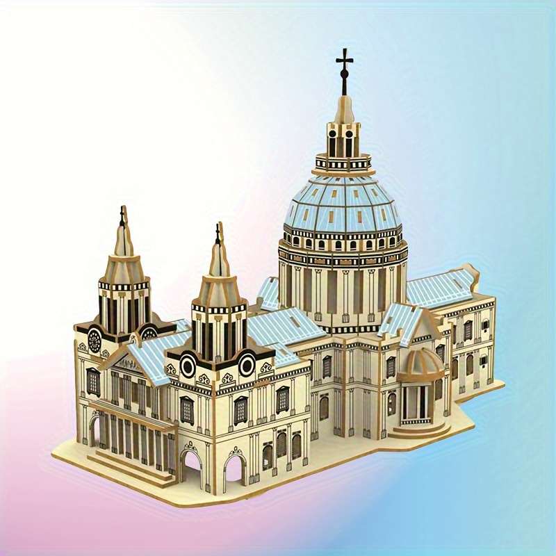 3D Building Model Puzzle Set
