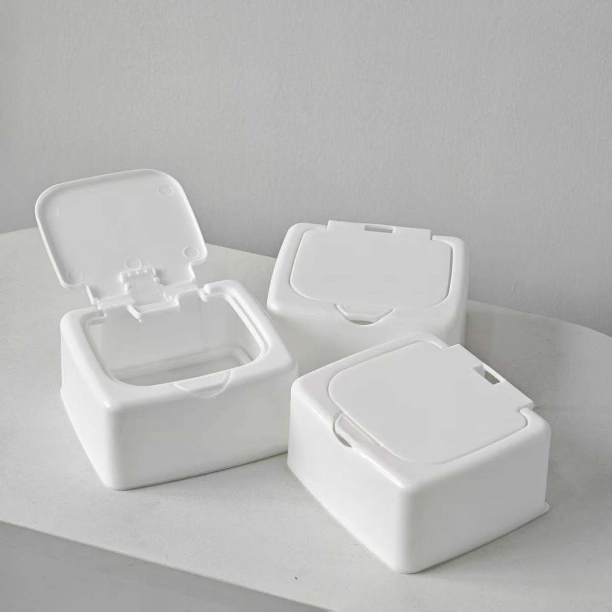 Antibacterial Box Square 3 Pieces Includes One Free Transfer Sticker