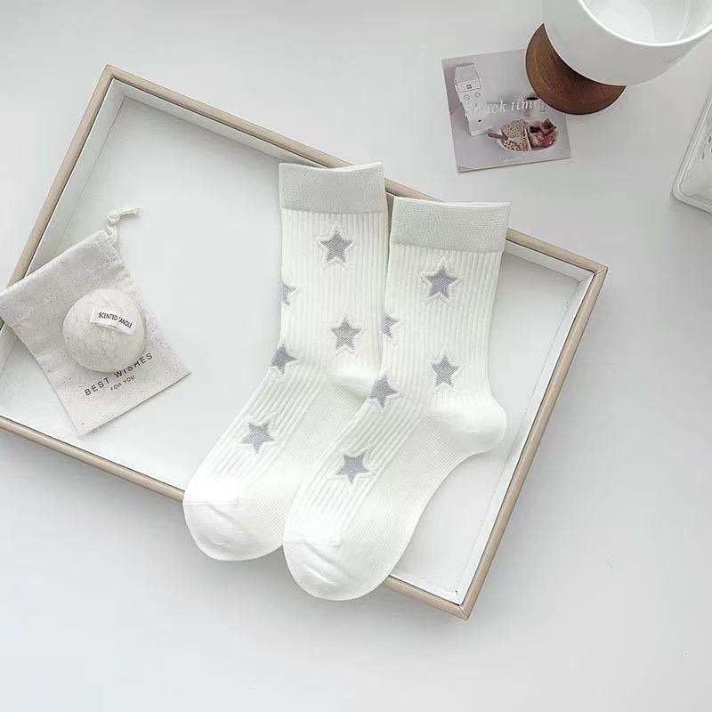 Women S Socks Color White Quantity 6 Pairs