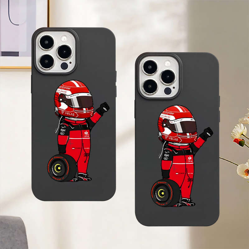 1Pc Black For iPhone 12 Pro Max Sports Car Men Phone Case