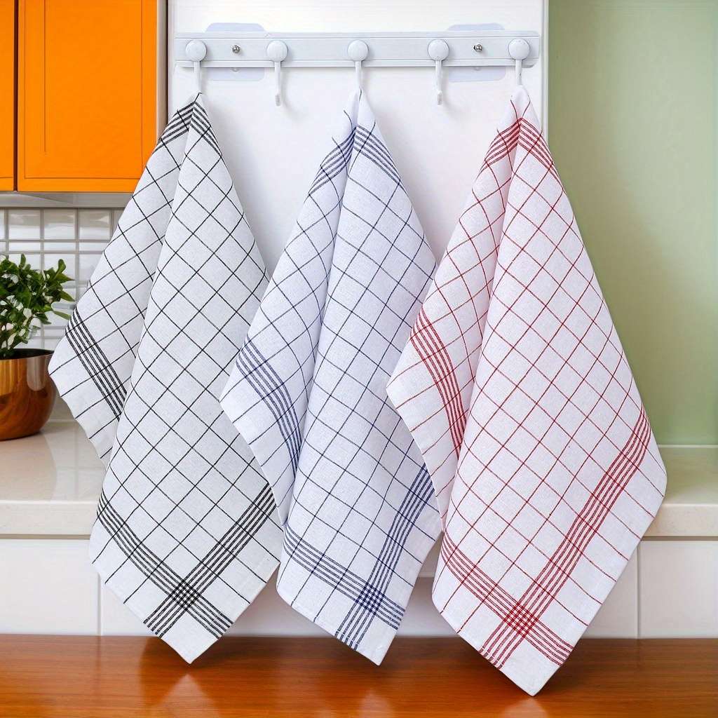 Rag Items 3Pcs Black Red Blue