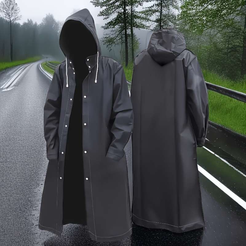 Raincoat Black Quantity 3Pcs