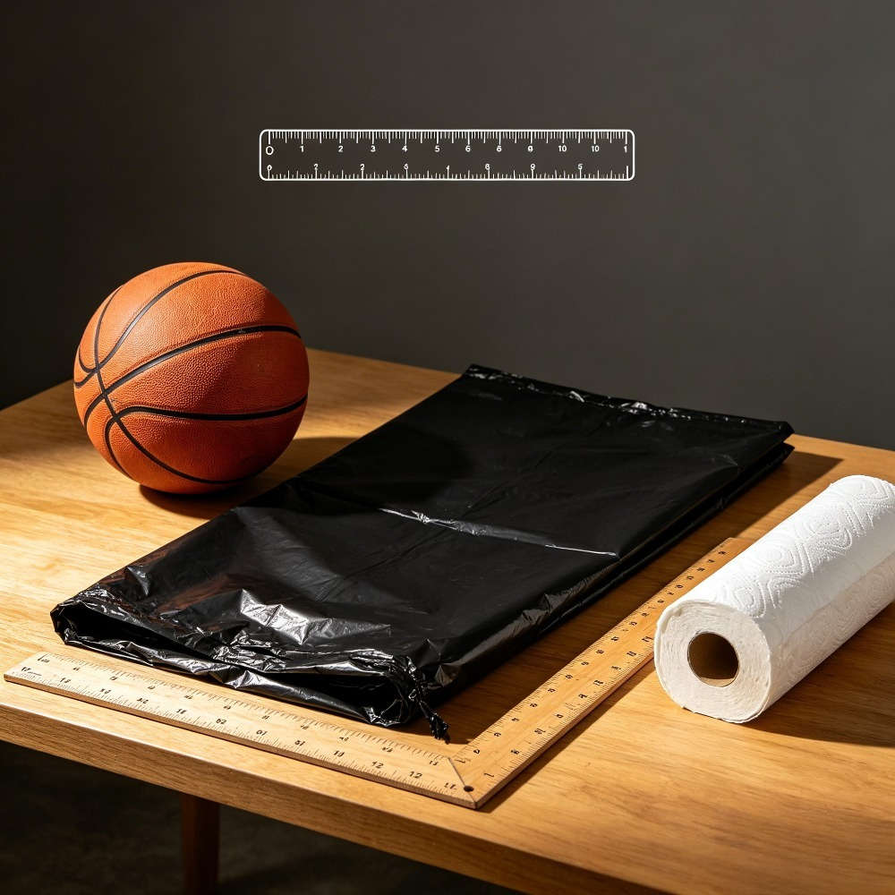 Trash Bag5 Rolls100 Pieces Black
