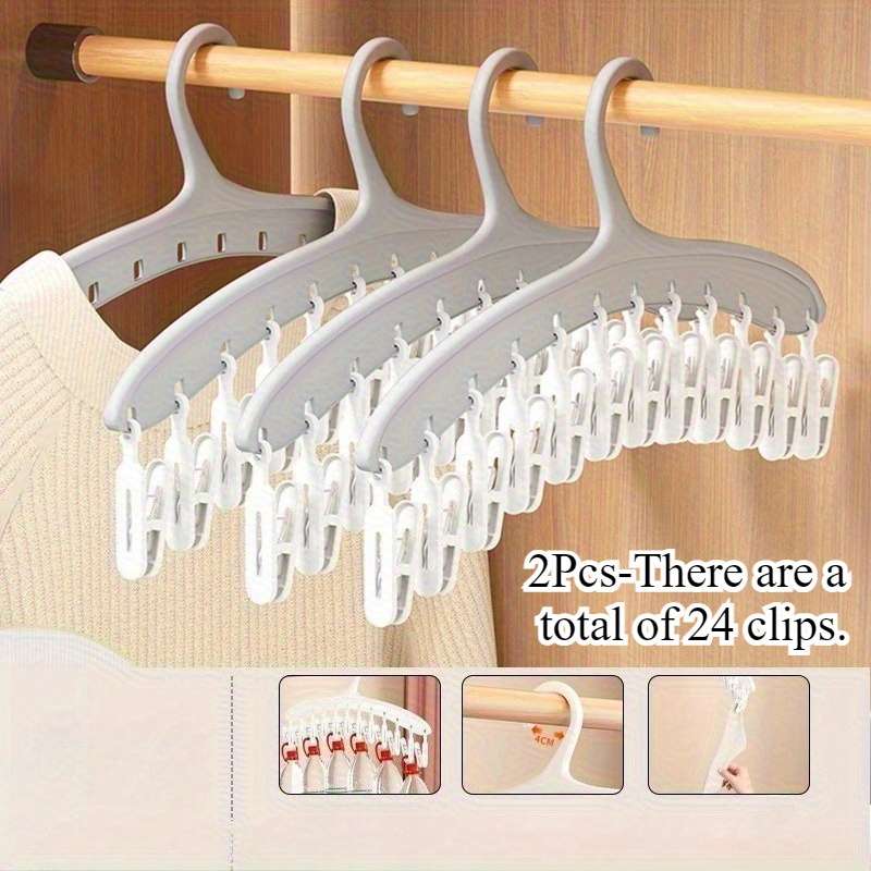 Clothes Rack Milky Gray2Pcs