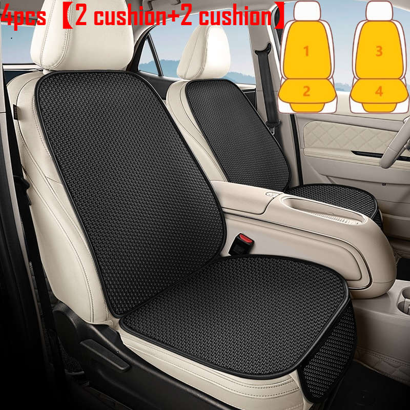 Car Seat Cushion 4 Pieces Gray 2 Seat Cushions  2 Back Cushions