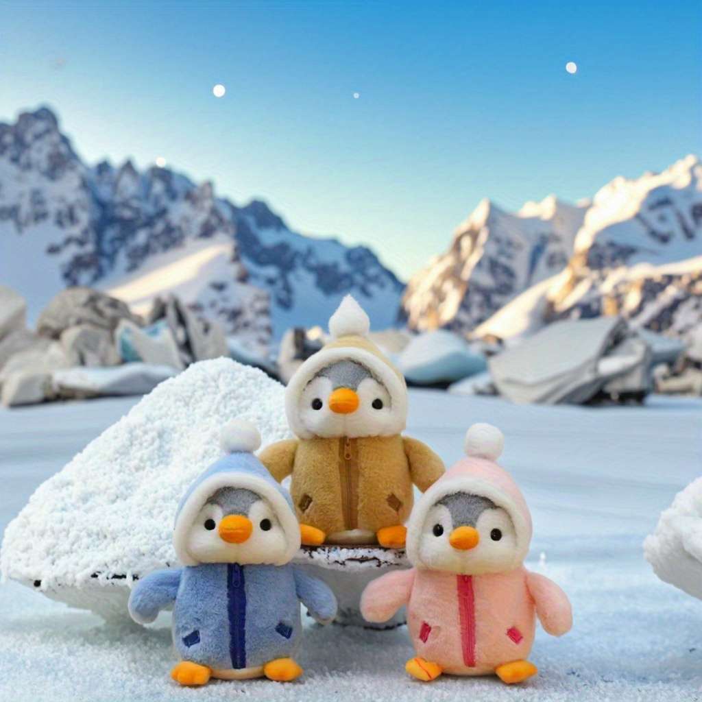 Toy Doll color 3pc Penguin