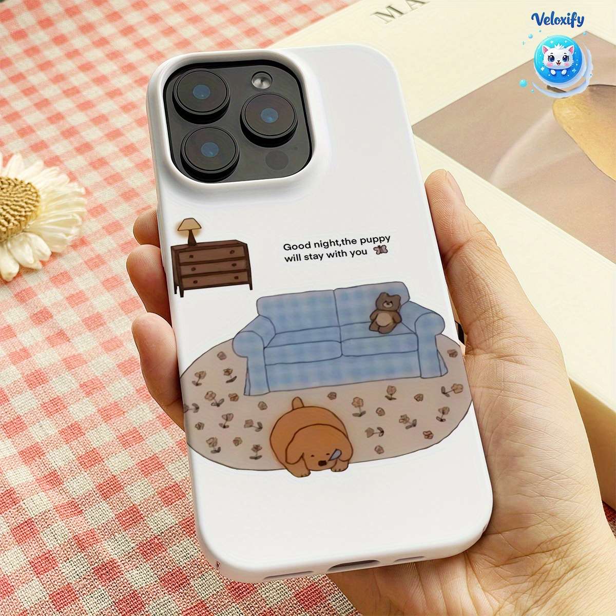 1Pc Mixed Color For iPhone 12 Mini Dog Design Phone Case