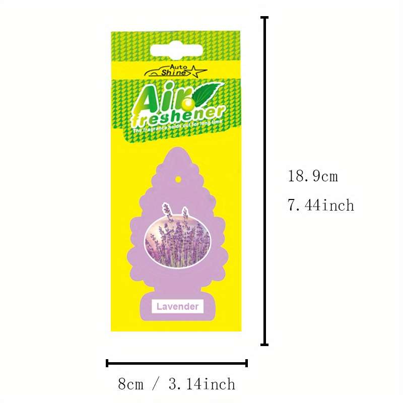 Car Aromatherapy Perfume Color Vanilla 6 Pcs