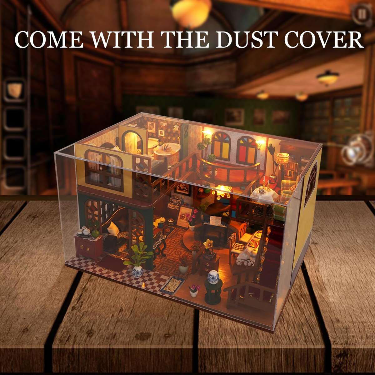 3D House Puzzle Model Color Style1