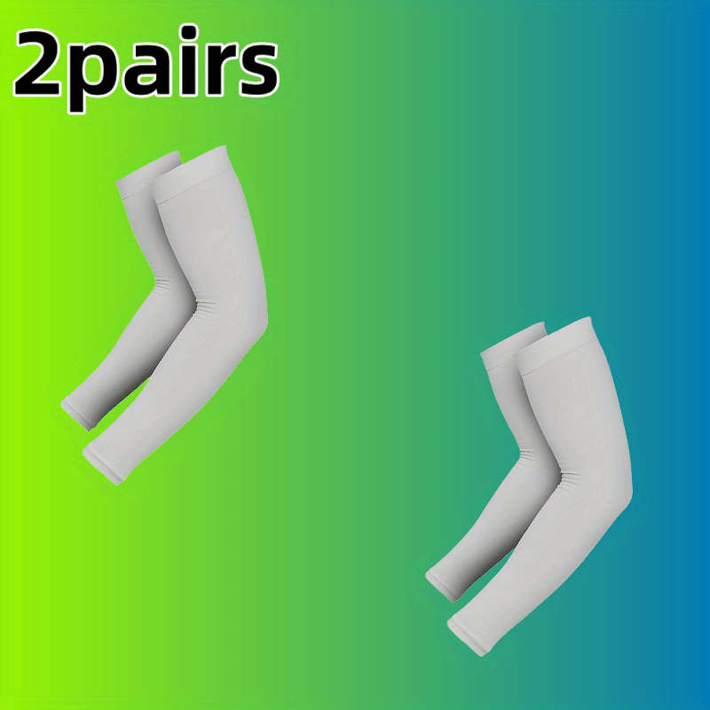Sunscreen Sleeves Color Orange & Orange Set Of 2