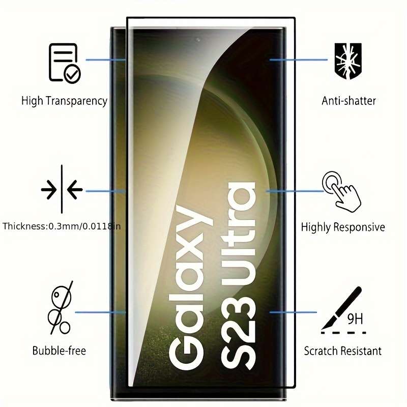 Screen Protector Compatible Model Samsung Galaxy S23 Ultra