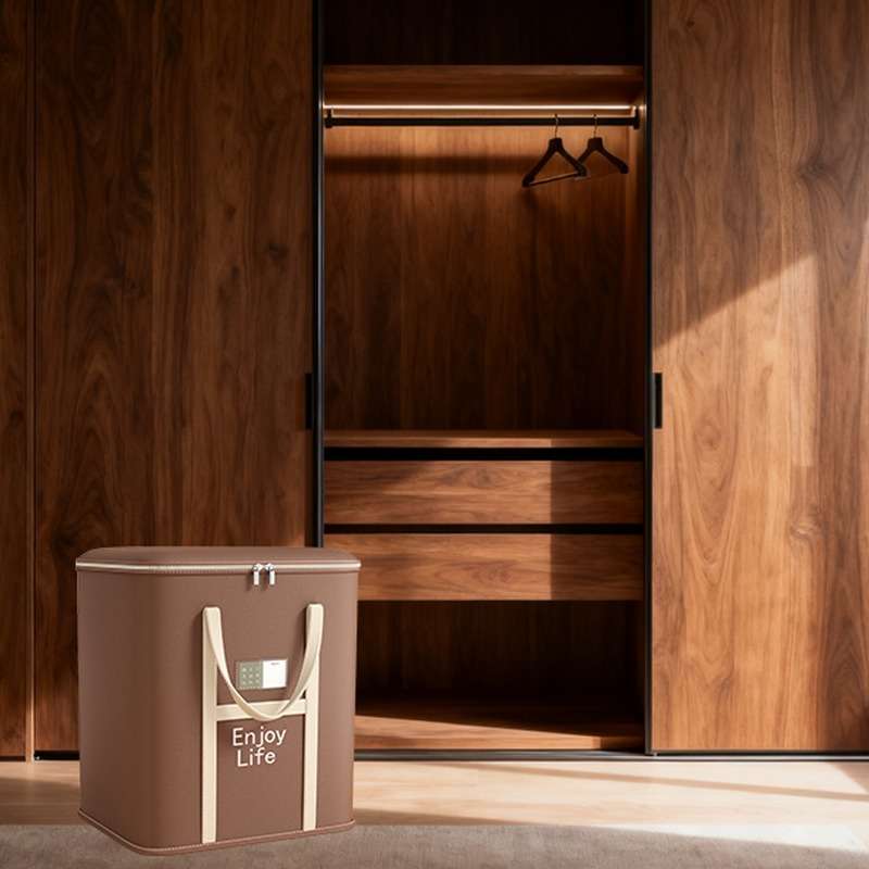 2Pcs Multifunctional Foldable Moving Bag Storage Brown 2 Pcs Size L Xl