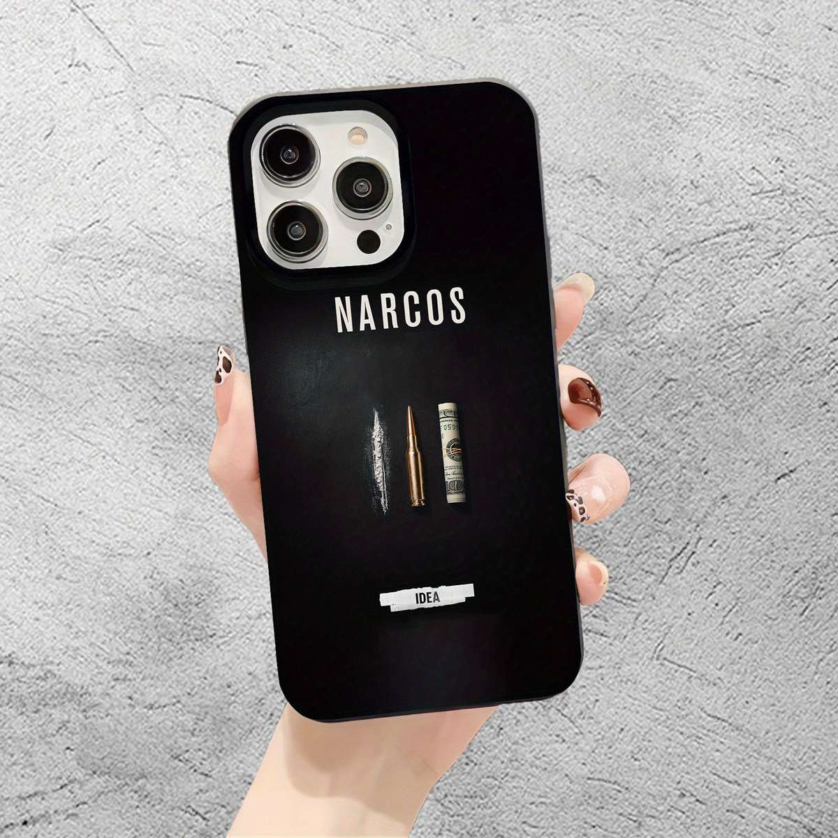 1Pc Black For iPhone 7 Plus 8 Plus Film And Television Phone Case