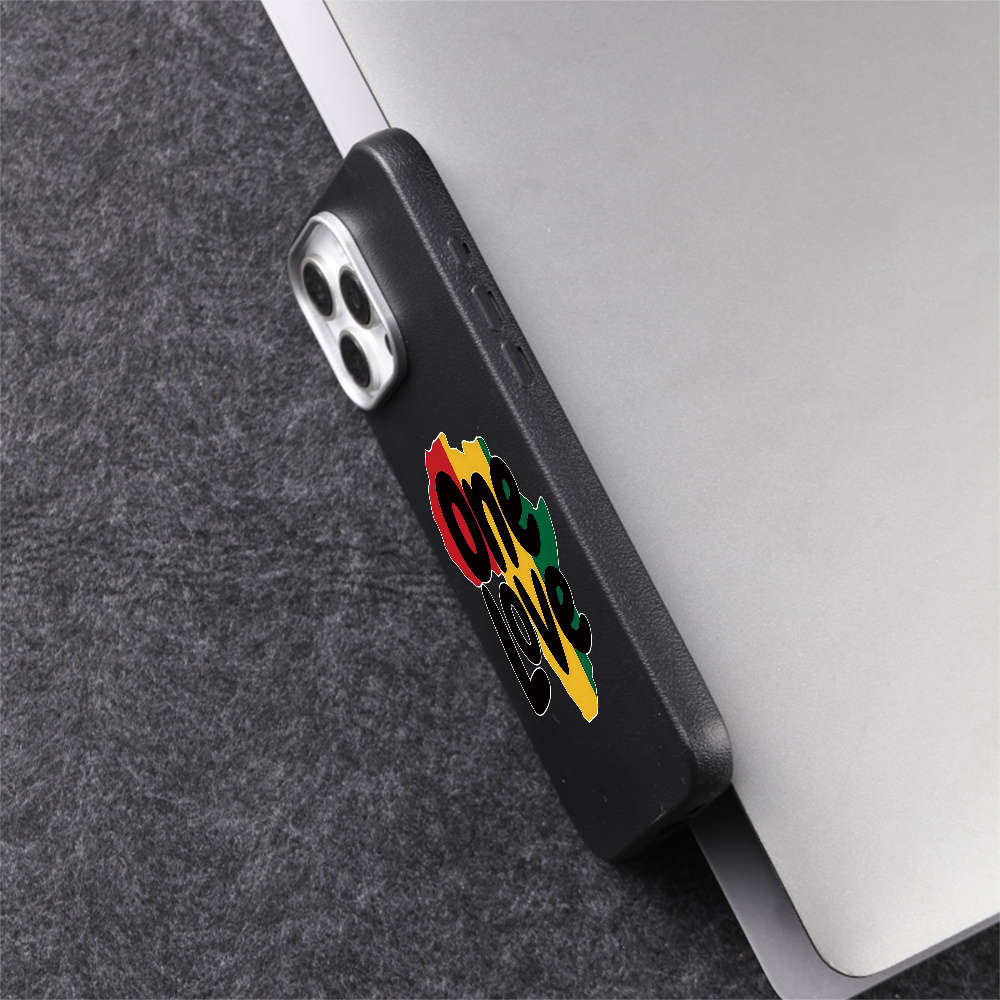 1Pc Black For iPhone 11 One Love Africa Phone Case