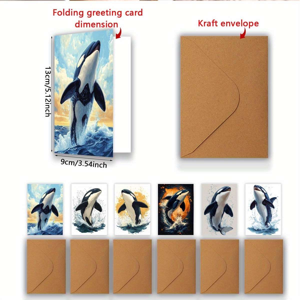Greeting Cards Quantity 6Pcs
