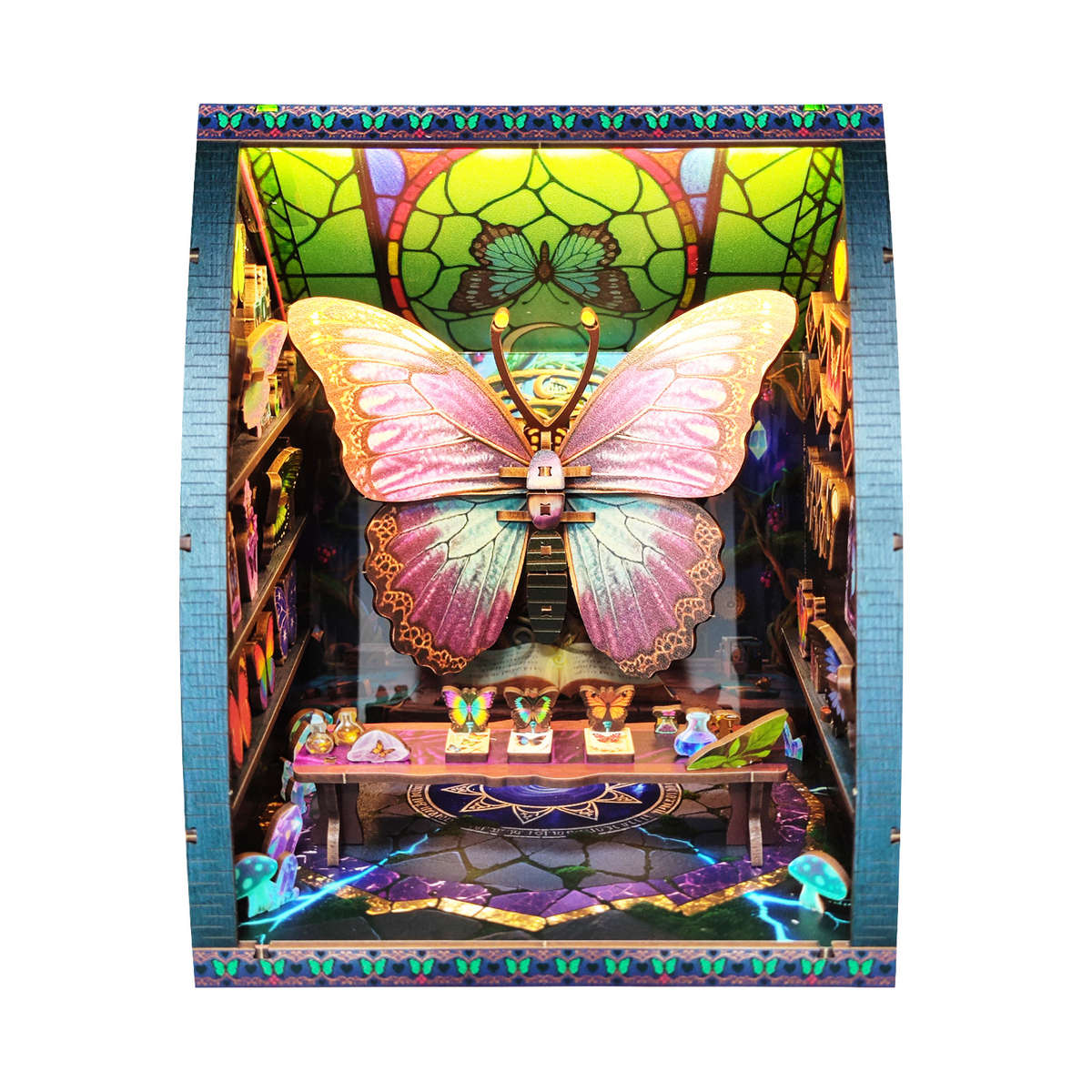 3D Model Desktop Ornaments Style Butterfly Museum