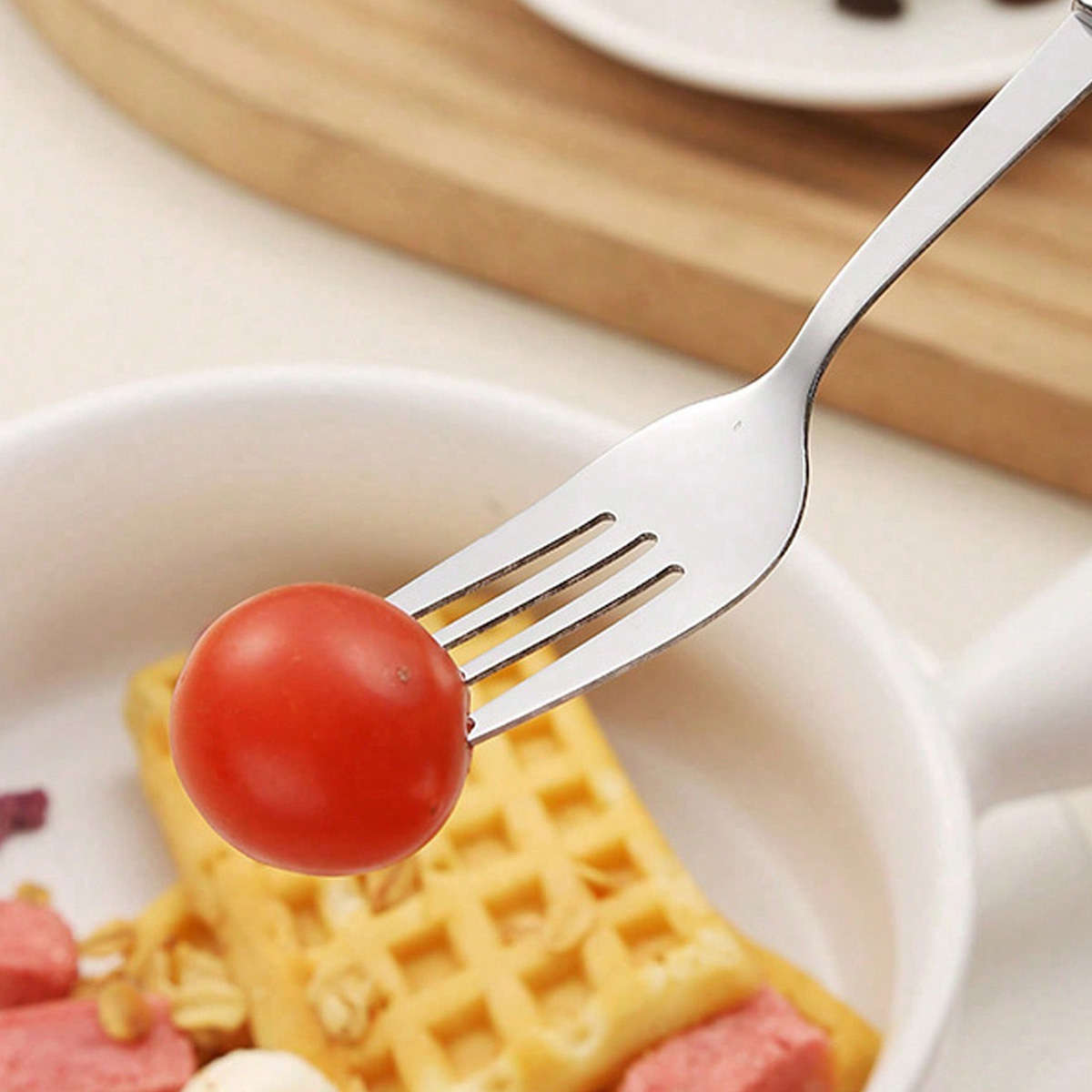 3pcs Stainless Steel Cutlery Set 3pcs Stainless Steel Flatware Set Portable Cutlery Set with