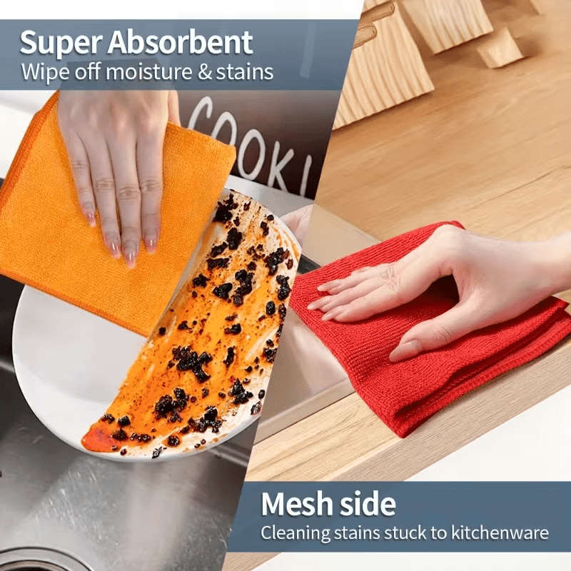 Rag Model 5Pack Assorted Color Size Durable Polyester