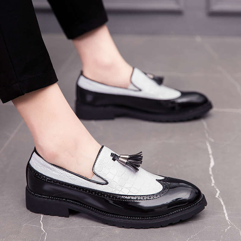 Mens Leather Shoes Color White Sizeuk 7