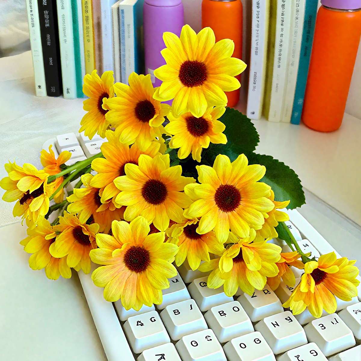 Simulated Flower Model 24 Flowers  1 Piece