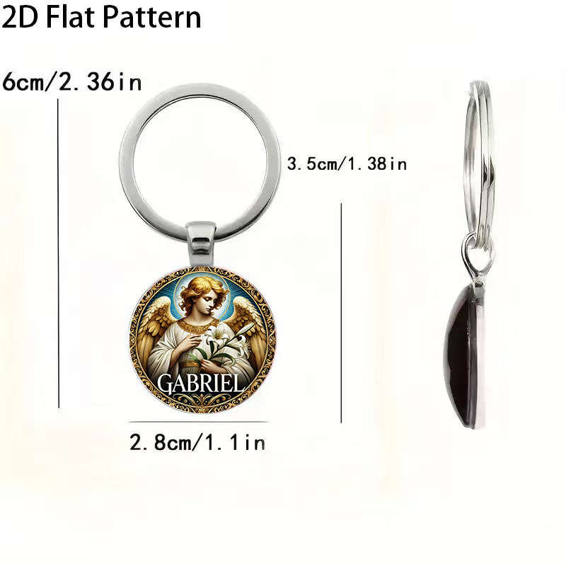 Keychain Ornament Color Silvery