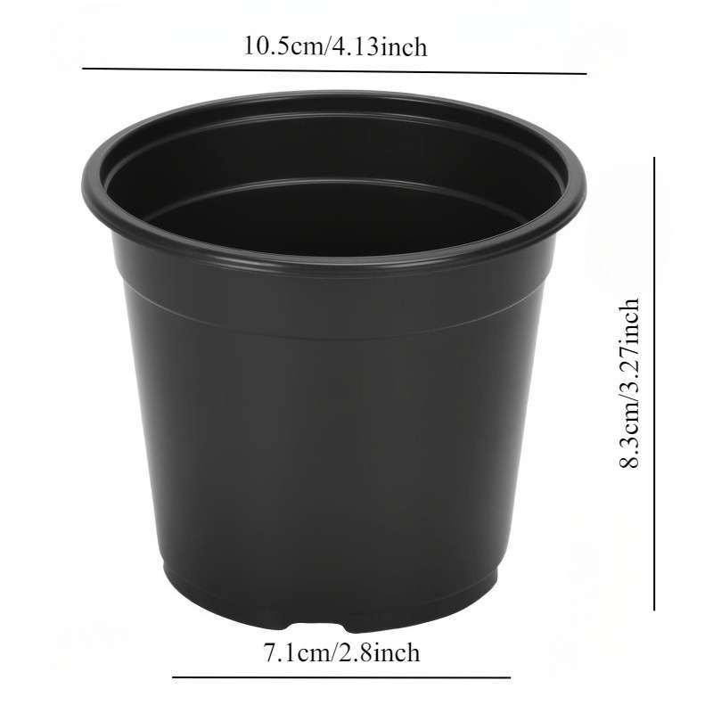 Flowerpot Color Ink Black Quantity5Pcs