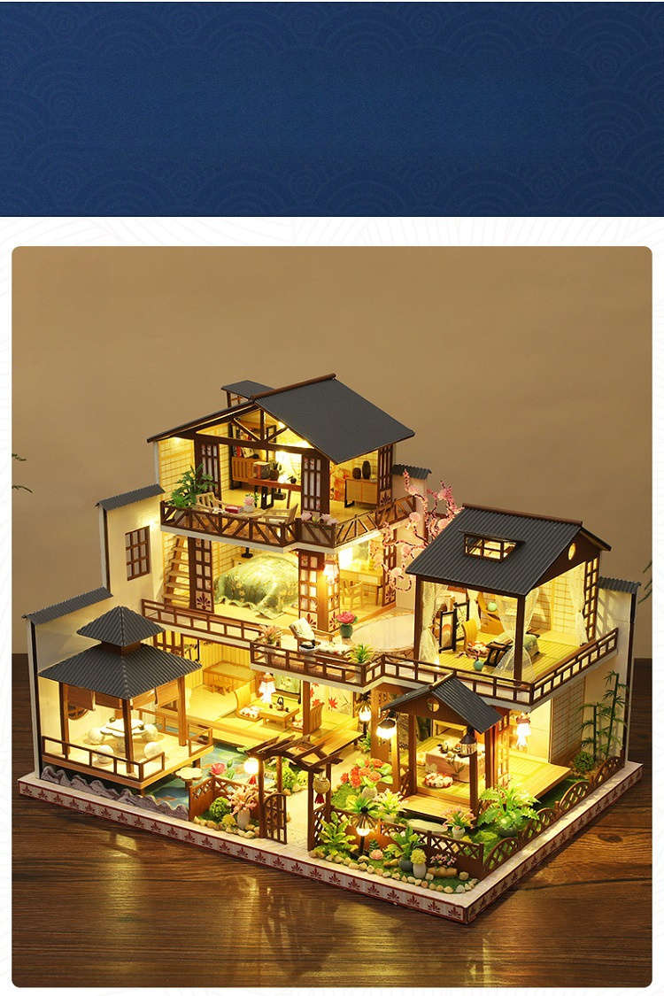 Building Toy Architectural Model Toy Set Style 008 A Forest Garden