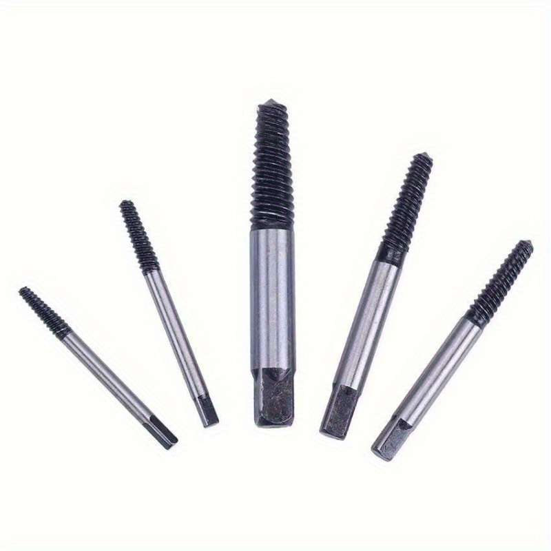 5-Piece Steel BrokenBBolt And Screw Remover Set