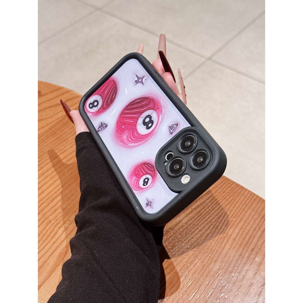 1Pc Mixed Color  For iPhone 16 Plus Virgin Mary design Phone Case