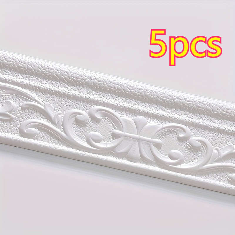Skirting Board White Wall Sticker